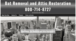 Desktop Screenshot of batremovals.com